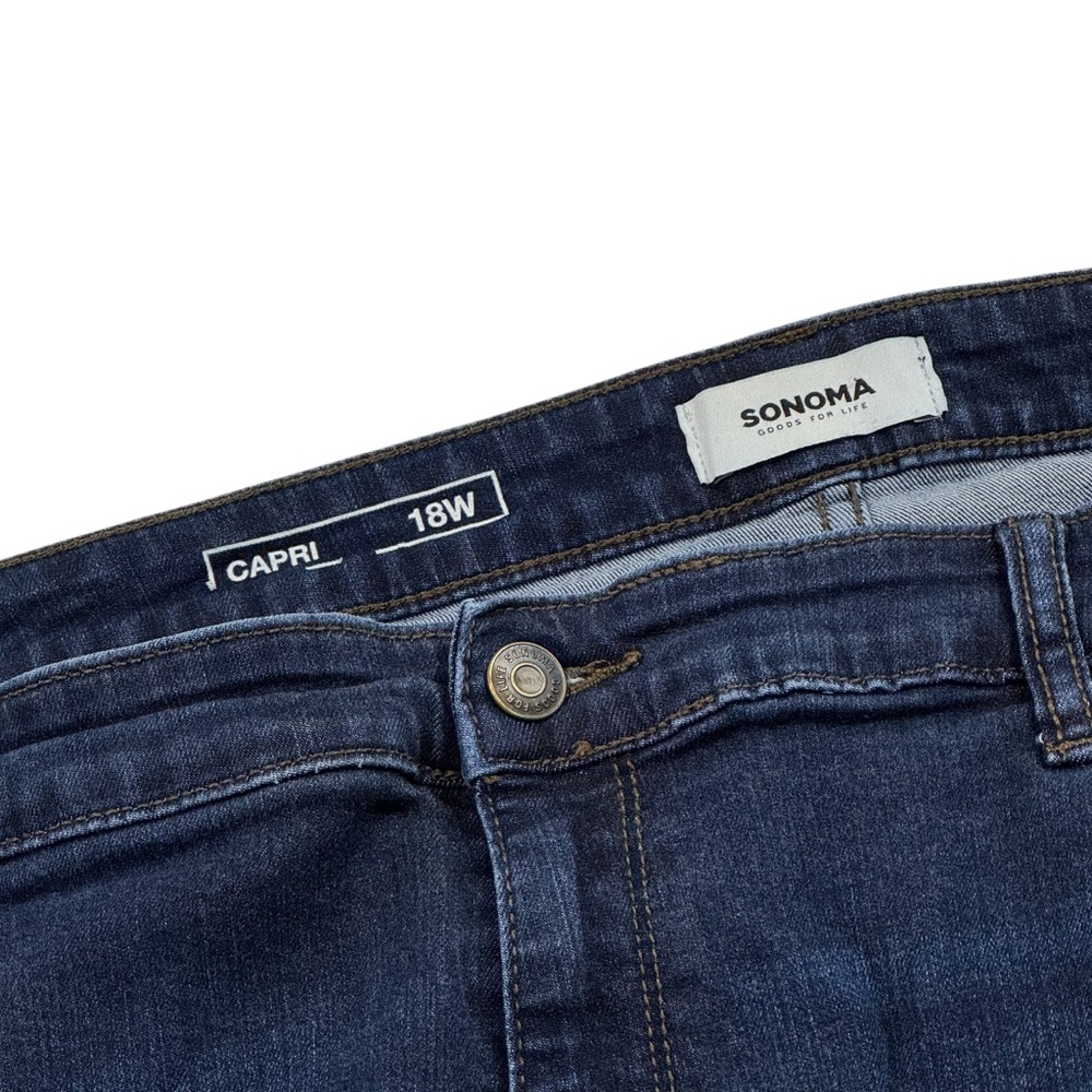 Sonoma Denim Capri Jeans 18 W - Picture 9 of 10